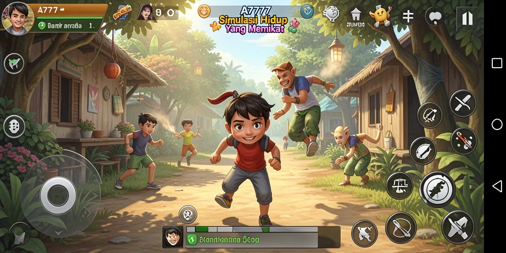 Tampilan gameplay A7777 yang menarik dan interaktif.