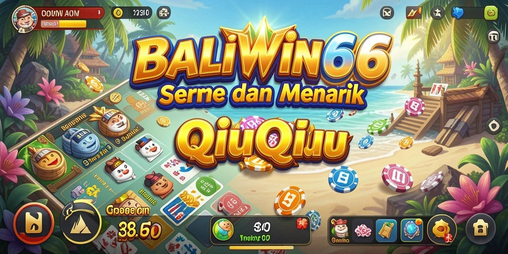 Tampilan menarik dari gameplay QiuQiu di BALIWIN66.