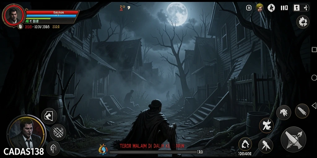 Tangkapan layar menampilkan gameplay mencekam dari CADAS138.