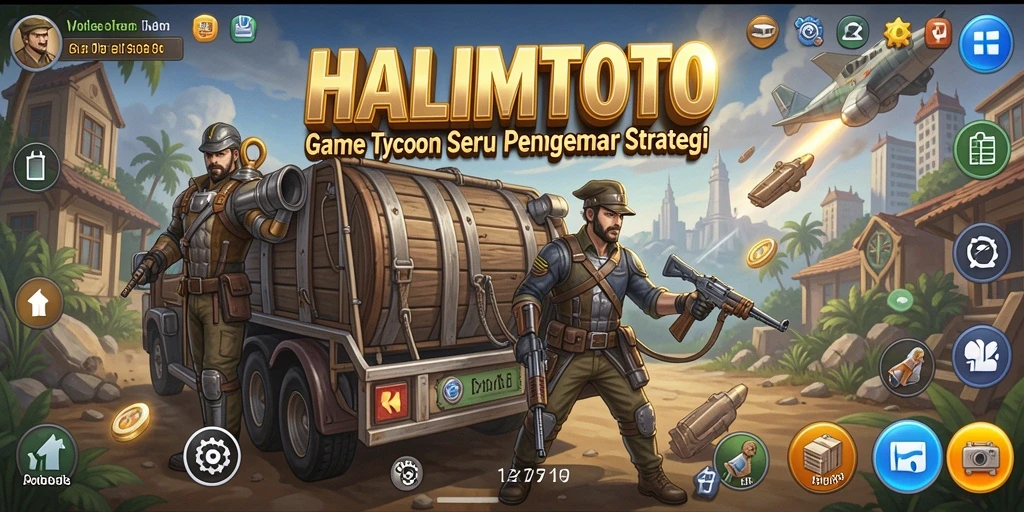 Tampilan menarik dari gameplay HALIMTOTO yang menantang.