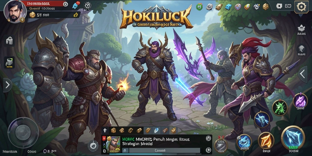Tampilan gameplay HOKILUCK yang mendebarkan dan interaktif.
