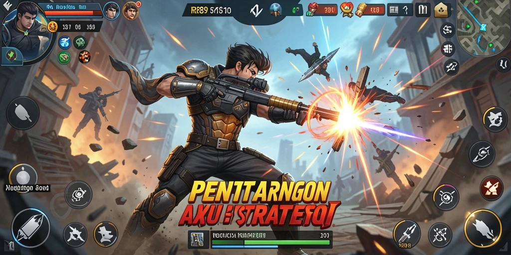 Screenshot utama RR89 menunjukkan aksi pertarungan yang mendebarkan.