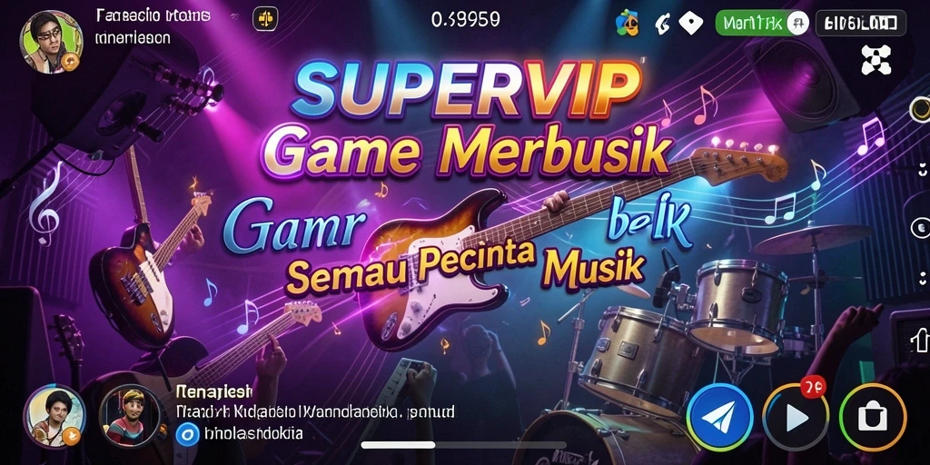 Tampilan gameplay SUPERVIP yang interaktif dan menyenangkan.