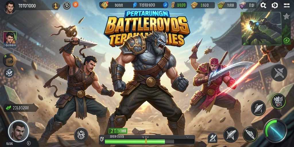 TOTO1000 menampilkan aksi mendebarkan dalam battle royale.